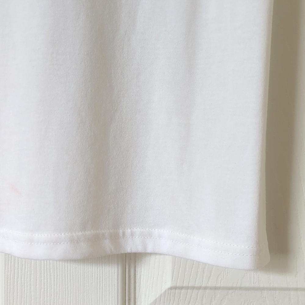 Here Comes The Sun Floral Graphic Casual Short Sleeve Crewneck T-shirt White S - Picture 8 of 11